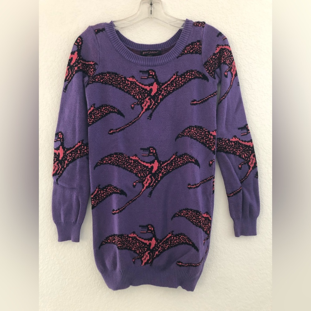 Betsey Johnson Pterodactyl Knit Dress